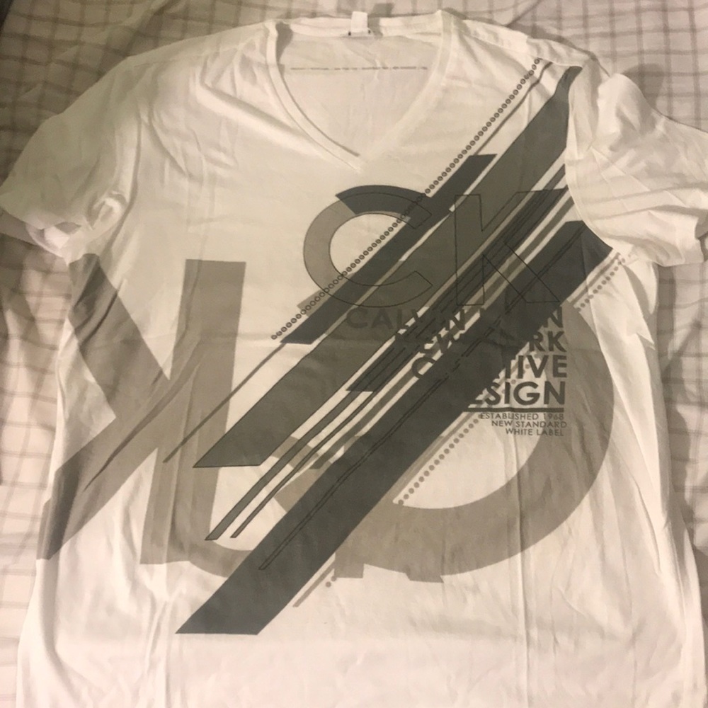 Calvin Klein V Neck T Shirt